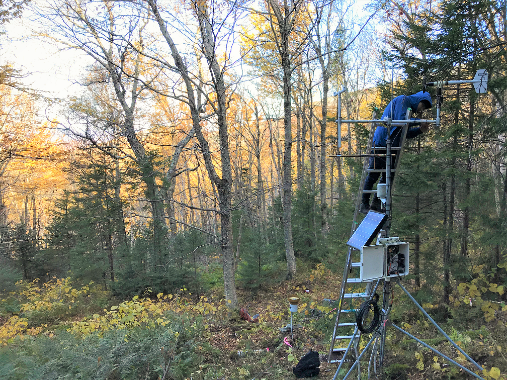 Main page image for Quality-Controlled Mount Mansfield West Meteorological Data